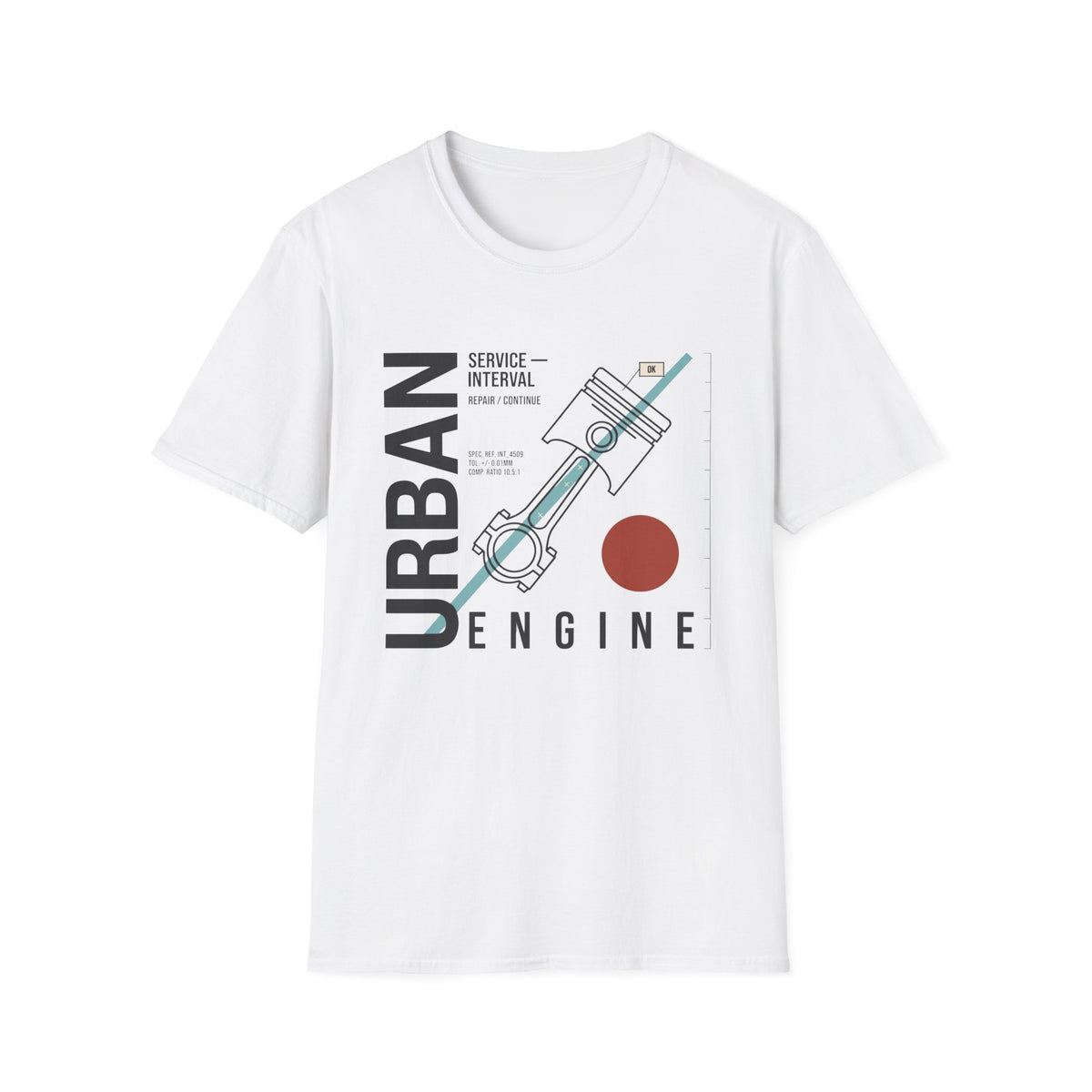 Urban Engine Piston T-Shirt