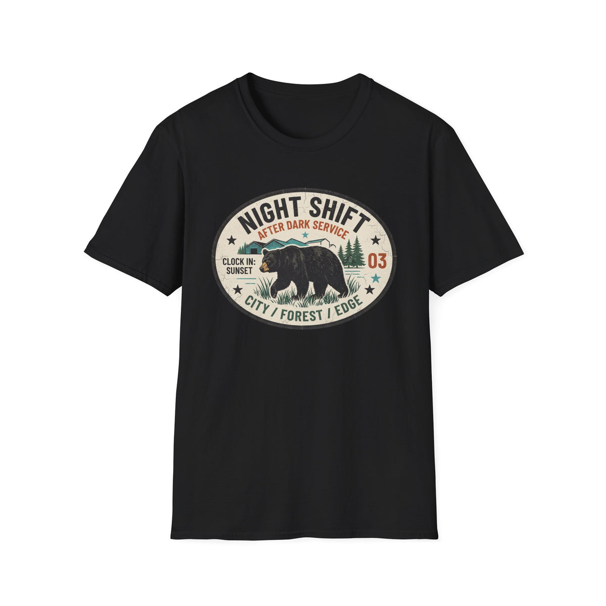 Night Shift Bear T-Shirt