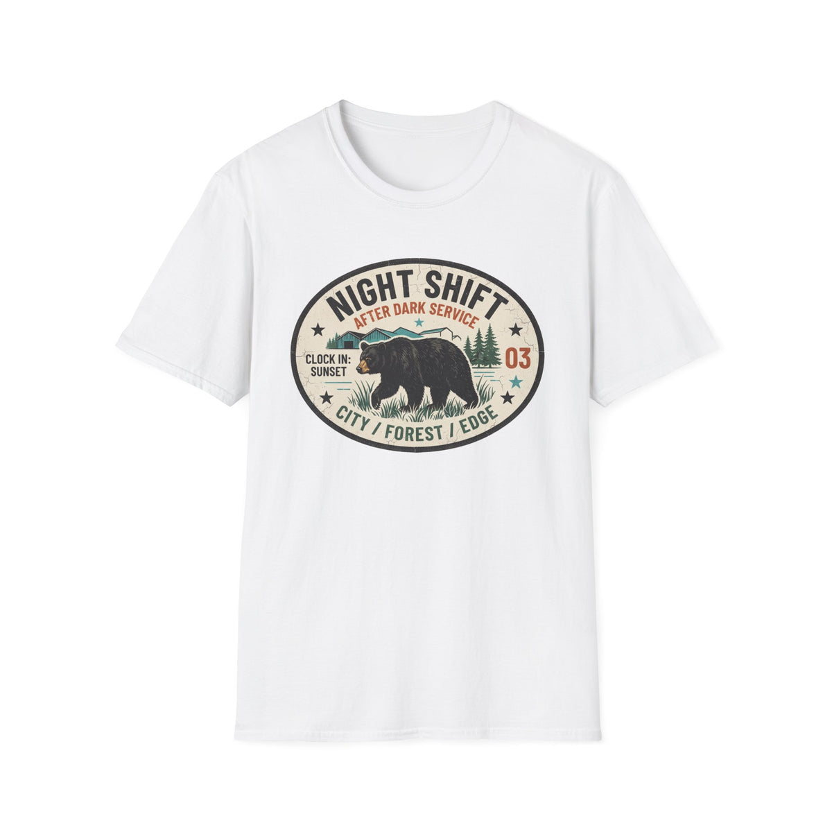 Night Shift Bear T-Shirt