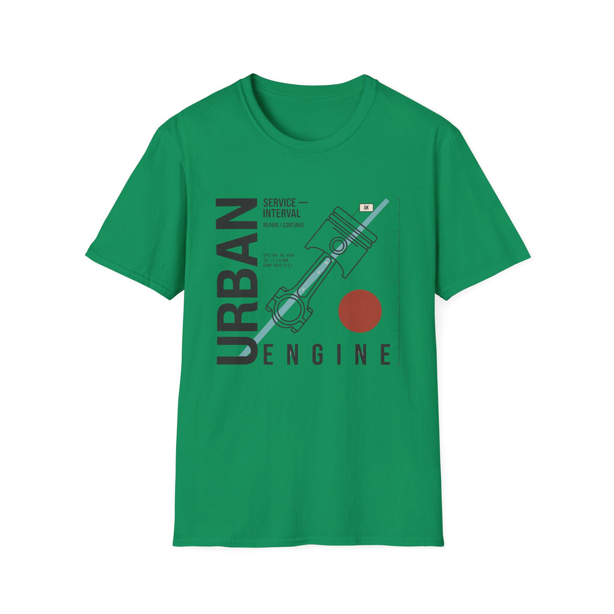 Urban Engine Piston T-Shirt