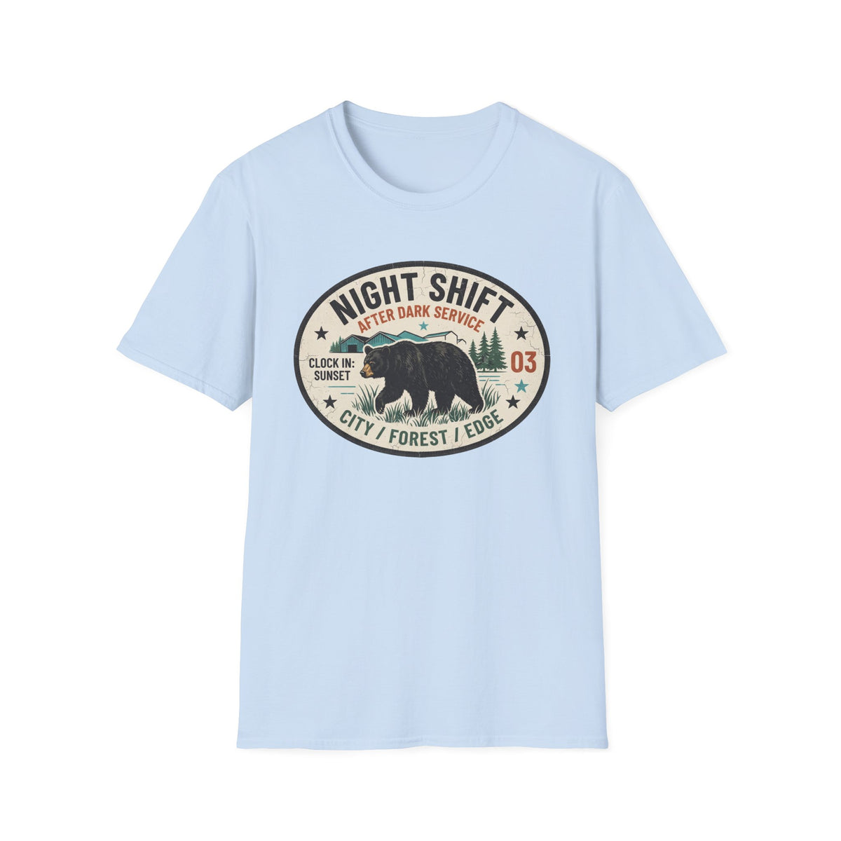Night Shift Bear T-Shirt