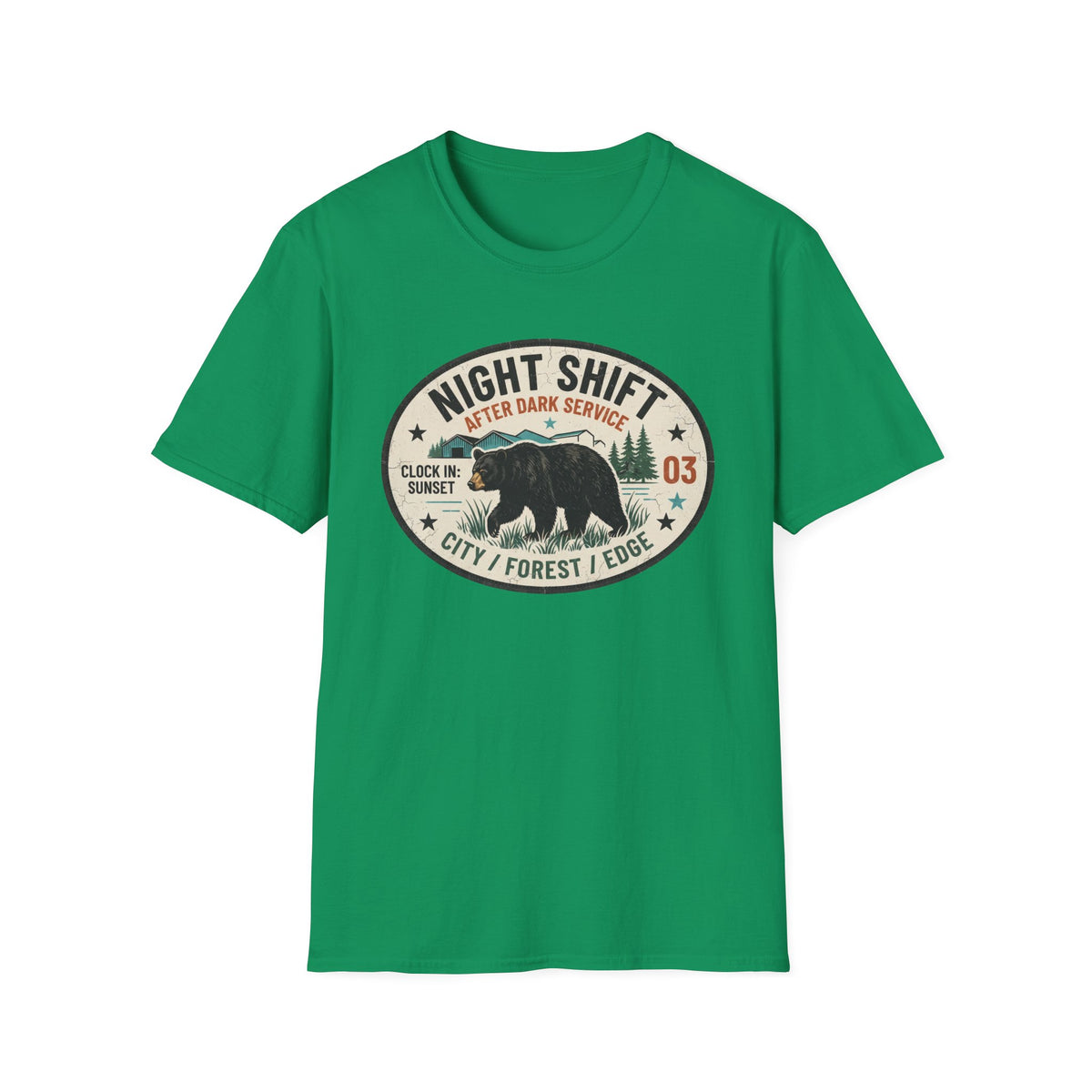 Night Shift Bear T-Shirt