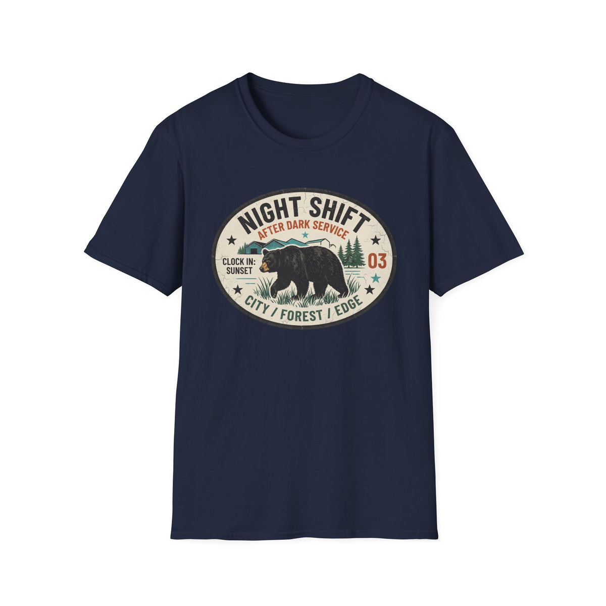 Night Shift Bear T-Shirt