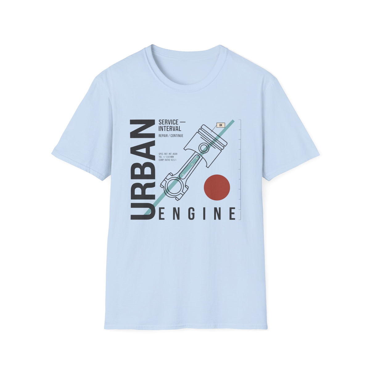 Urban Engine Piston T-Shirt