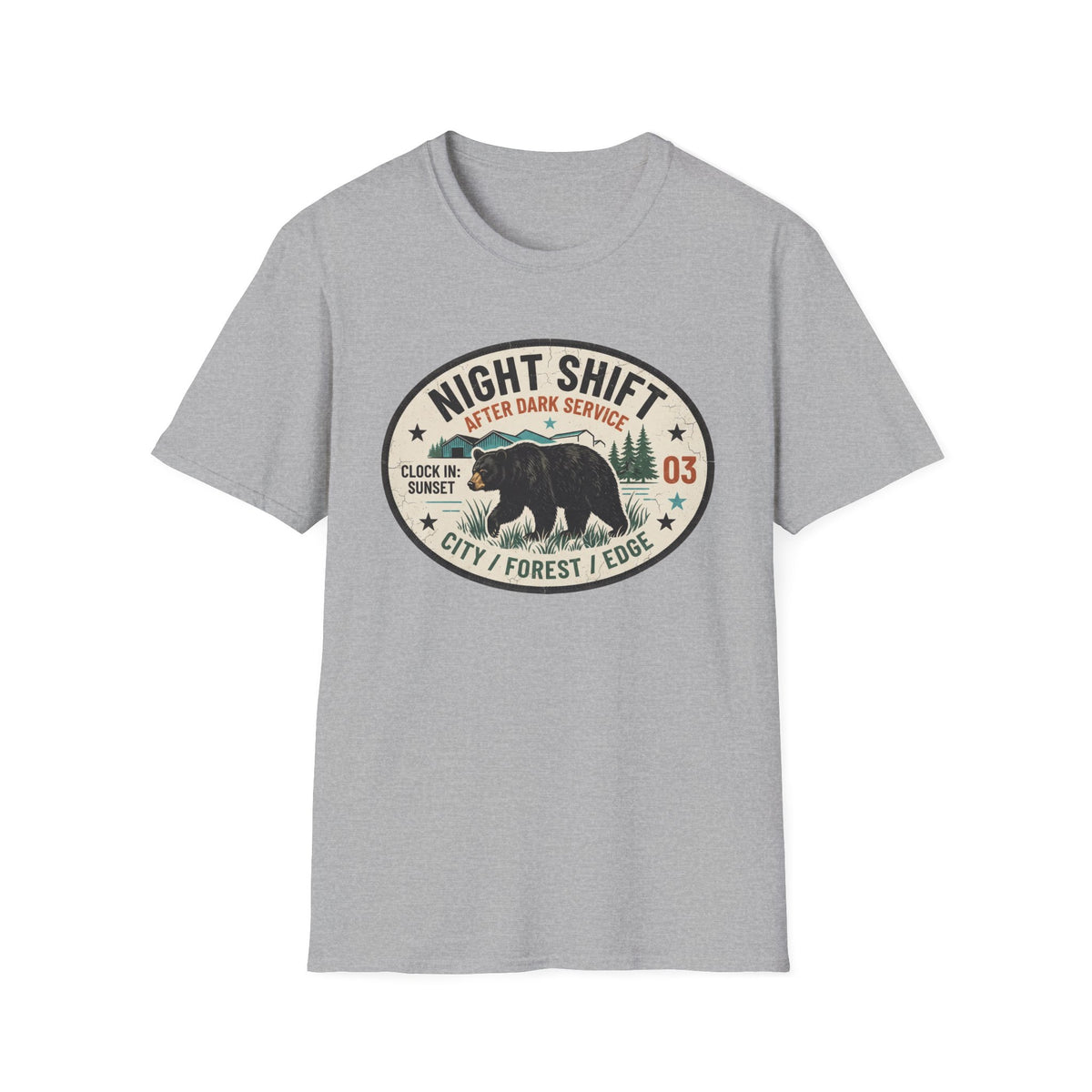 Night Shift Bear T-Shirt